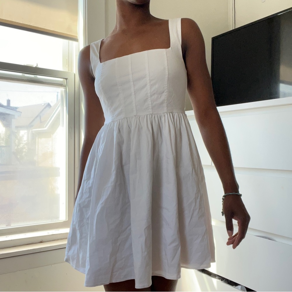Flowy White Mini Dress